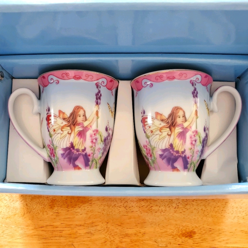 SALE! NIB Ace Gift Collection Fairy Cups/Mugs